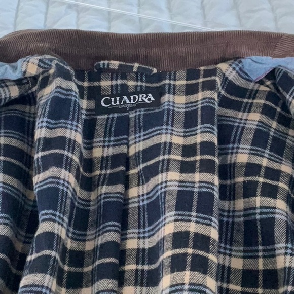 Men's dark brown corduroy jacket by mexican designer “Caudra” - Picture 5 of 14